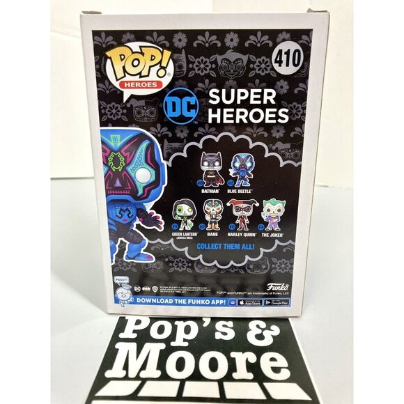 Funko Pop! DC Super Heros: Blue Beetle 410 Vinyl Figure - Picture 4 of 8